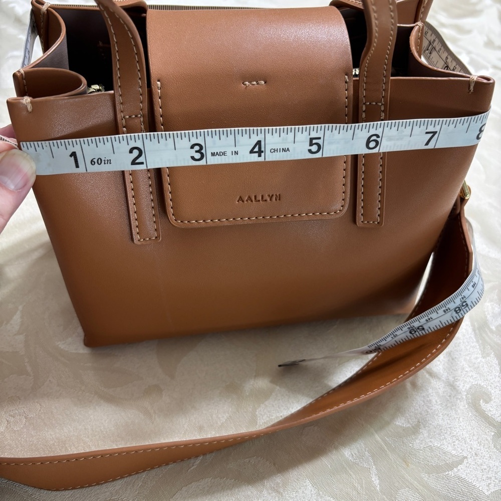 AAIIYN Stella Leather Mini Satchel Bag - Picture 8 of 14